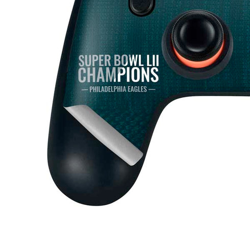 NFL Philadelphia Eagles Super Bowl LII Champions Google Stadia Controller Skin